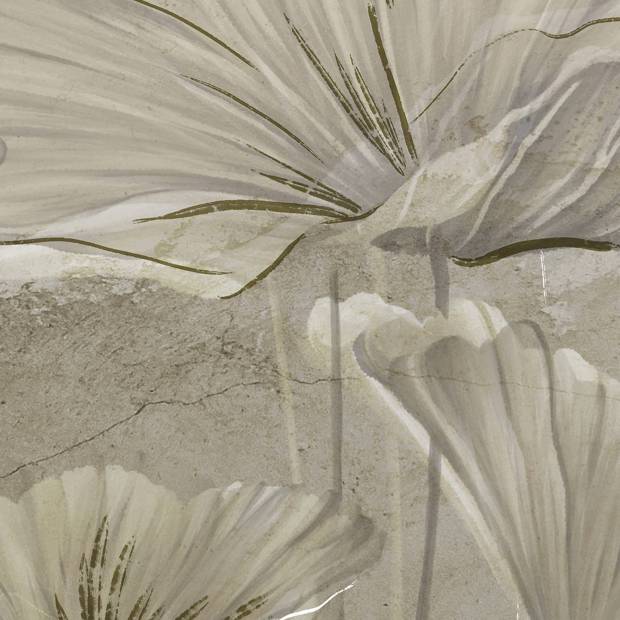 Papier peint Panoramique sur mesure Feuille de lotus en intissé