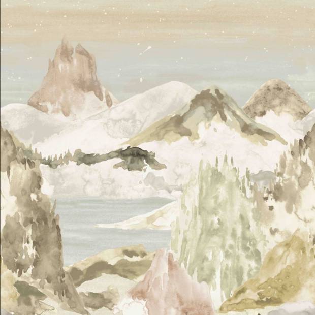 Papier Peint Lunar Landscape Luna Mica