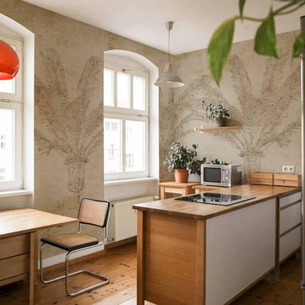 Papier peint Panoramique Palma en Lin