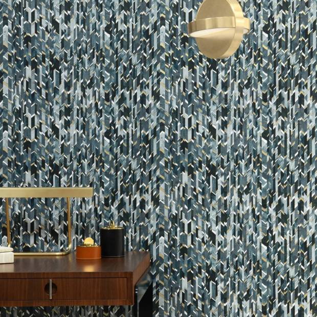 Papier Peint Marqueterie