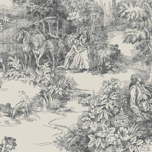 Papier peint Toile de Jouy