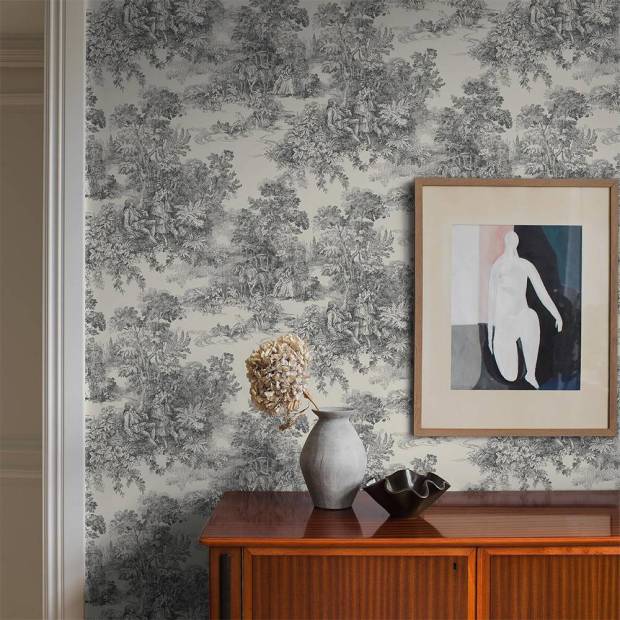 Papier peint Toile de Jouy