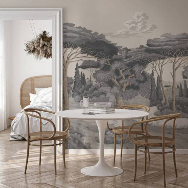 Papier peint Panoramique sur mesure Sovana Beige en intissé