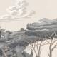 Papier peint Panoramique sur mesure Sovana Beige en vinyle