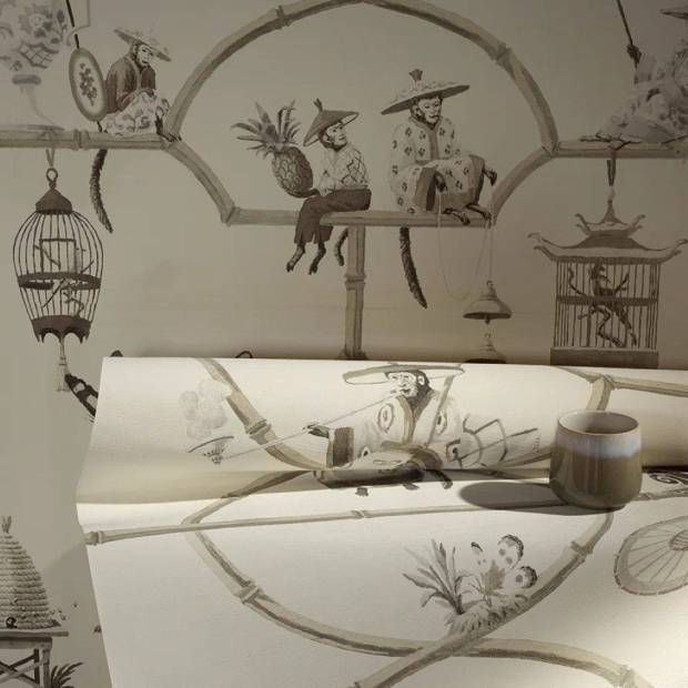 Papier peint Les Singes Savants