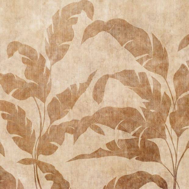 Papier peint Panoramique sur mesure Leaves Shadow en Intissé