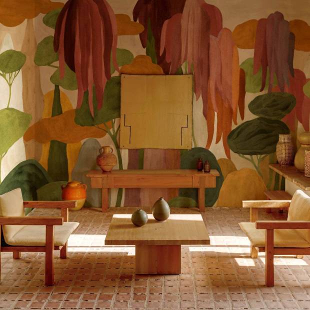 Papier peint Panoramique sur mesure Camécuaro intissé