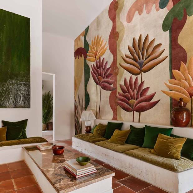 Papier peint Panoramique sur mesure Agaves