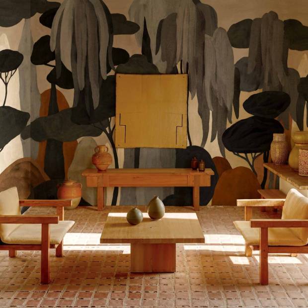 Papier peint Panoramique sur mesure Camécuaro intissé