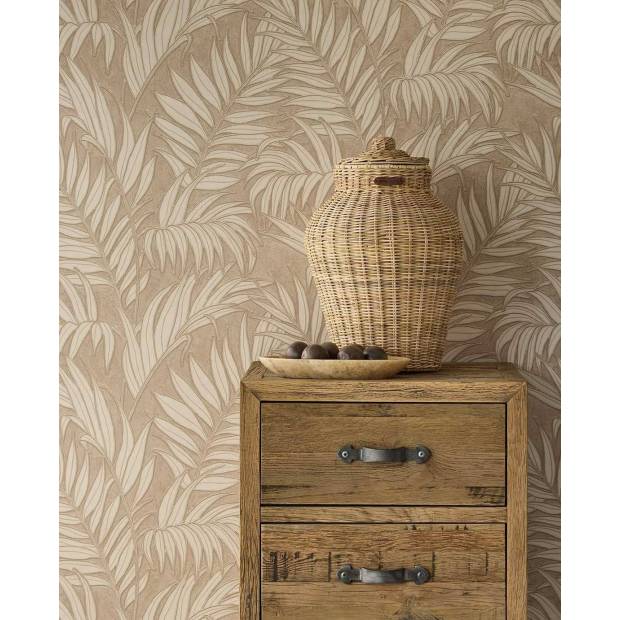 Papier peint Stringed Leaves