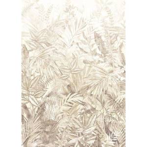 Papier peint Panoramique Linen Leaves Mural