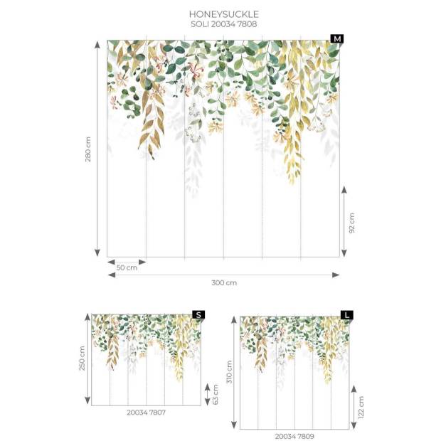 Papier Peint Panoramique Honeysuckle