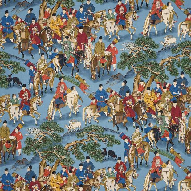 Tissu Les Cavaliers Lin