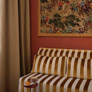 Tissu Les Cavaliers Velours