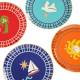 Set De 4 Petites Assiettes Playa