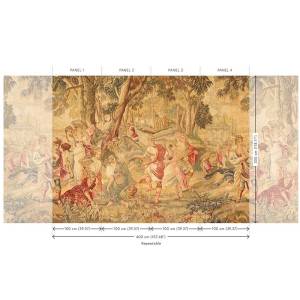 Papier Peint Panoramique Récolte Des Fleurs