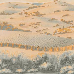 Papier peint Panoramique sur mesure Vendanges