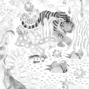 Papier peint Panoramique sur mesure Les 5 Continents