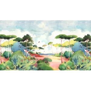 Papier peint Panoramique sur mesure Forêt