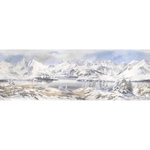 Papier peint Panoramique sur mesure Glaciers