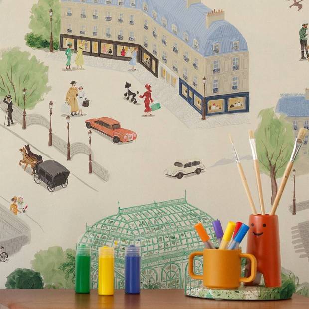 Papier peint Panoramique sur mesure Un jeudi à Paris