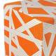 Pouf Cubique Nastri Surpiqures Contrastantes
