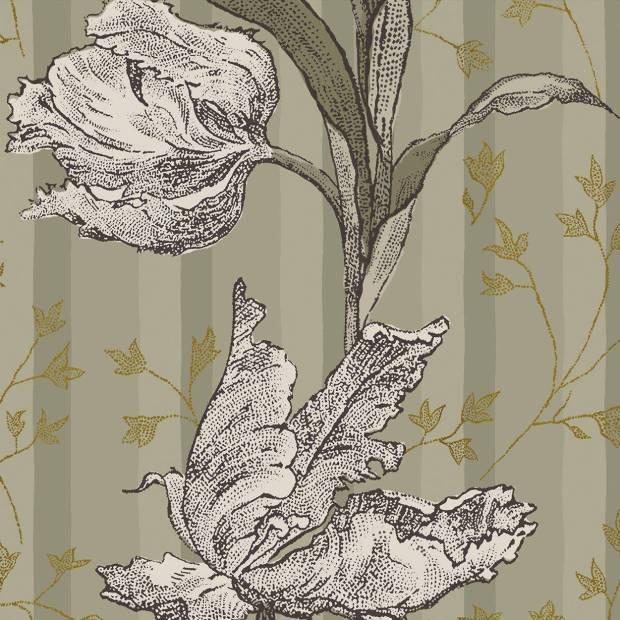 Papier peint Tulipes Gien
