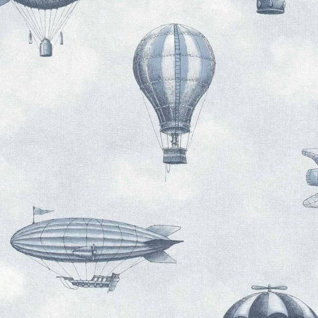 Papier Peint Mongolfière - Tiny Treasures