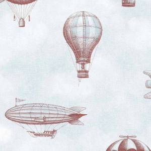 Papier Peint Mongolfière - Tiny Treasures