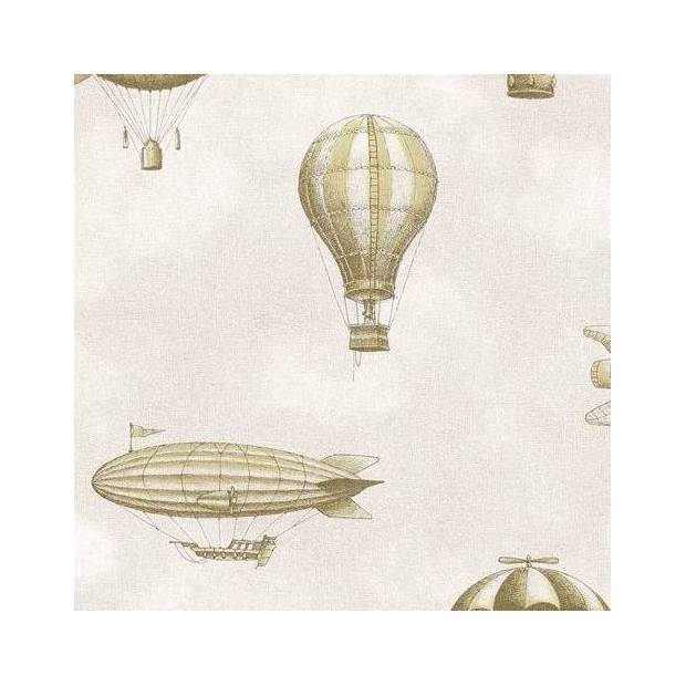 Papier Peint Mongolfière - Tiny Treasures