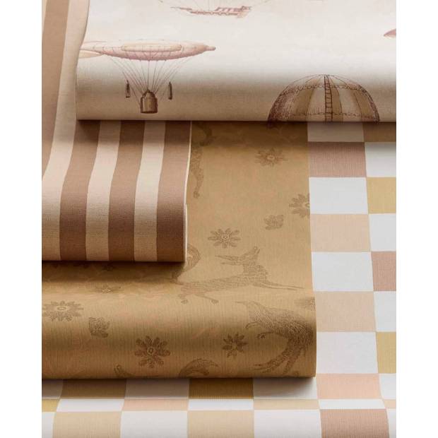 Papier peint Rayures - Tiny Treasures