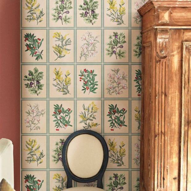 Papier peint Herbier
