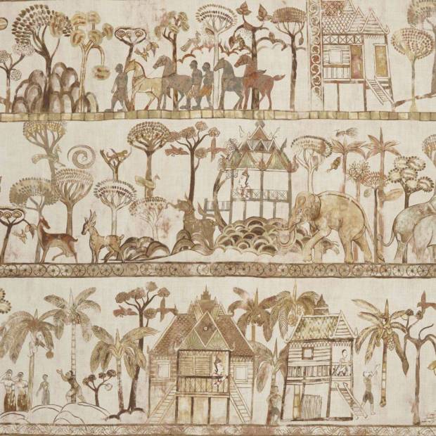 Tissu Woodland voyage