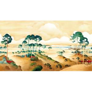 Papier peint Panoramique sur mesure Aube