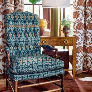 Tissu Atlas Ikat