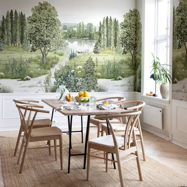 Papier peint panoramique sur mesure Campagne