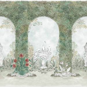 Papier peint panoramique sur mesure  Alcazar Intissé