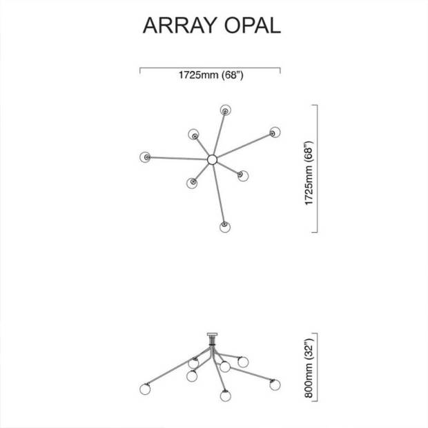 Suspension Array Opal MEDIUM