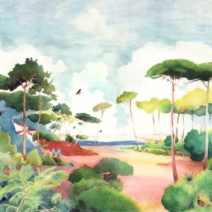 Papier Peint Panoramique Forêt