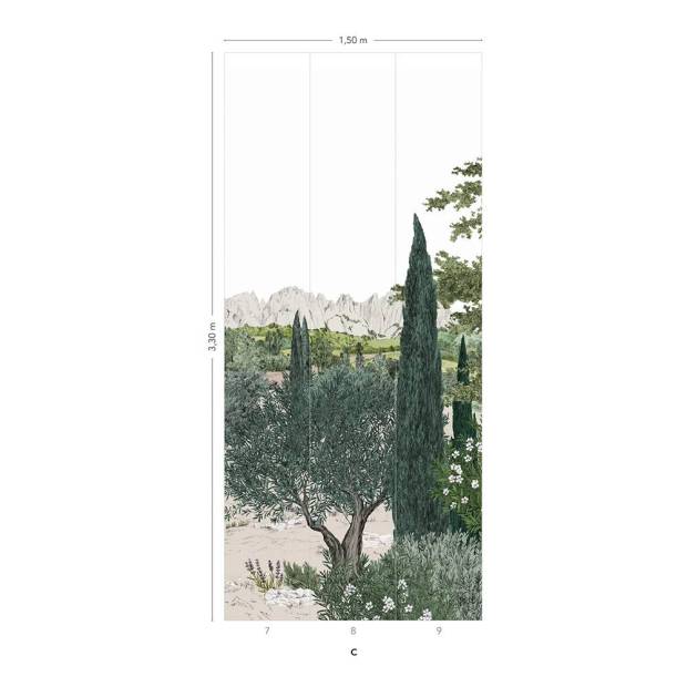 Papier Peint Panoramique Provence Couleur