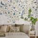 Papier peint Panoramique sur mesure Palais floral suspendu Intissé