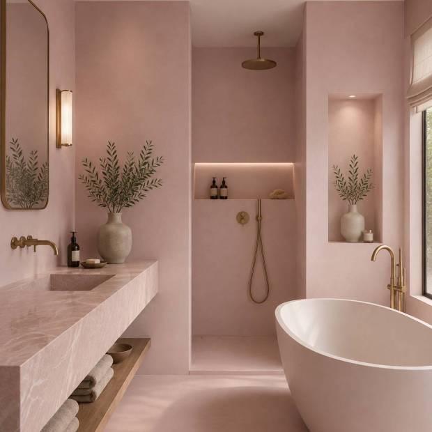 Peinture Dusty Rose