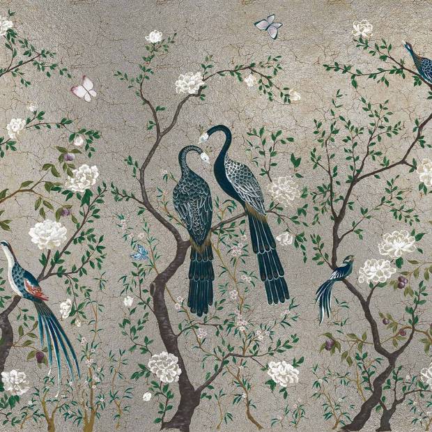 Papier peint panoramique sur mesure Edo Mettalics
