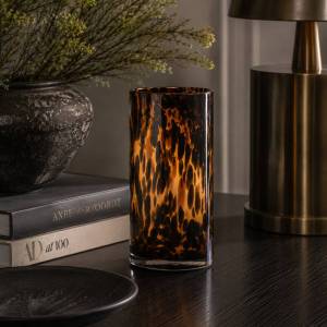 Vase Tube Léopard