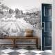 Papier Peint Panoramique Sur Mesure Provence Grisaille