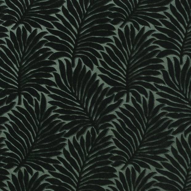 Tissu Velours Palme
