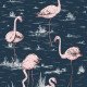 Papier Peint Flamingos